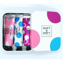 더프트앤도프트 베스트 핸드크림 25ml x 3종 틴케이스 선물 세트, 1세트