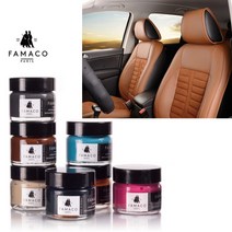 차인 자동차 가죽복원 염색코팅 시트 핸들 소파 가방, 화이트 398