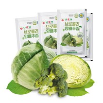 나애게 무안 브로콜리양배추즙 90팩 100ml, 90개