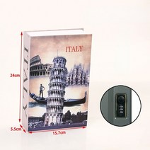 금고 부품 잠금 자물쇠 휴대용 가정용 book safe box password box with lock 학생 hidden mobile phone storage box 시뮬레이션, 1