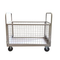 바스켓 카트 사륜 망카 마트 운반기 구르마 철 대차, D형 1200x700x1000mm