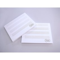샤콘느 자체제작 오선지 메모 노트