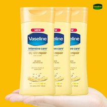 바세린 휴대용 바디 핸드로션 드라이스킨 120ml x3개, 바세린 드라이스킨 120mx3