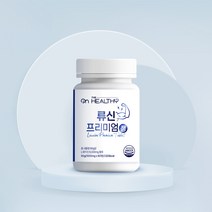 온더헬씨 류신 뉴신 뮤신 프리미엄 정 근육 단백질 알약 보충제 L로이신 6000mg 함유 60정 2개월분 HACCP 인증, 1통