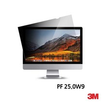 쓰리엠 3M 모니터 프라이버시 사생활보호 필름 눈보호 25인치 PF 25.0W9 블랙 정보 보안기 554x312