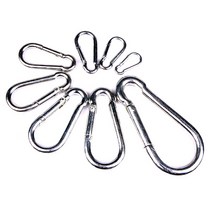 비너 5 6 7 8 9 10 11 12mm 스틸비너 모음 택1 강철 비나 비니 카라비너 연결 텐트 타피 고정 후크 쇠 체인 고리 체결 카라비나 스틸카라비너 철비너 강철비너, 스틸비너 7mm