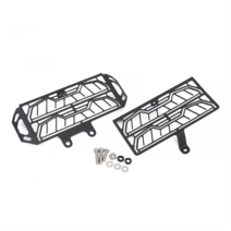 로얄엔필드 로얄 엔필드 핏 Himalayan20162021 용 오토바이 라디에이터 커버 오일 쿨러 가드 보호 부품, 1.Black