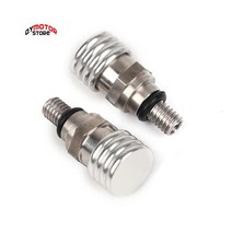 M4 * 7mm 포크 에어 블리더 릴리프 밸브 오토바이 Motocross SX EXC SMR All Modle Bike, 03 silver