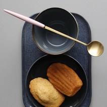 바니홈 엔틱골드 롱 티스푼, 1개, 그레이