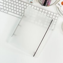 그라운드마켓 B5 3공 반투명 바인더 다이어리 o링, 바인더+가이드자+추가3색끈세트