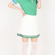 여성 플리츠 주름 치마 사계절 테니스 치마 골프 스커트