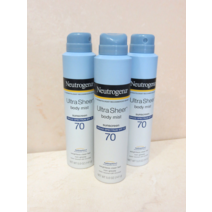 선크림 뉴트로지나 울트라 바디 미스트 선크림 SPF 705 OZ LOT 3개