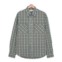 스콰즈 셔츠 SNE025 2COLOR 남성 체크 카라셔츠 오버핏 남방네이비 치콜 모카 크림 남방 셔츠 남자셔츠 남성셔츠 남성남방 오버핏 셔켓 남자셔켓 셔츠자켓