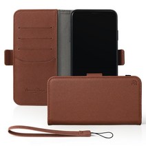 [s10케이스] 어썸디자인 오블리크 가죽 카드 지갑 다이어리 핸드폰 케이스