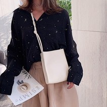 여성 데일리 스트릿 예쁜 숄더줄 꼬임 미니 크로스백