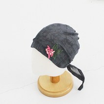 지오마켓 봄 여름 여성 얇은 삼각 두건 중년 조리모 패션 주방 식당 머리 헤어두건