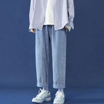 허리밴딩 와이드 데님팬츠 336 청바지 사계절 I5PM017