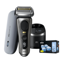 40대남편생일선물 전기면도기 시리즈9 PRO PLUS 9565cc + 파워케이스 + 리필 세정액 CCR4, 브라운 전기면도기 시리즈9 PRO PLUS 9565cc