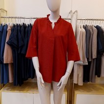 프로그램 NC 해운대점 78 파격할인 V넥 카라 시원한 지지미 블라우스 P212B089-6