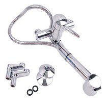 꼭지 2홀 싱크대 수전 온냉수 혼합 자바라 수도 교체, 6 본상품선택, 6 1