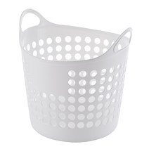 대용량 다용도 세탁바구니 대형, 화이트