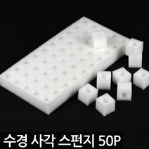 수경 식물 재배 스펀지 50P - 스폰지 트레이 화분 포트 수경포트 스폰지포트 스펀지포트 모종 육묘 발아