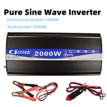 인버터 컨버터 순수 사인파 가정용 자동차 전력 변환기 태양 에너지 DC 12V 24V 48V 60V 에서 AC 110V 220V 50HZ 60HZ 2000W 3000W 4000W, 2000W+24V+Universal 230v 60hz