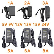 12V DC 전원 공급 장치 12V 5V 6V 8V 9V 10V 13V 14V 15V 24V 1A 2A 3A 5A 6A 8A 변압기 AC 220V ~ 12V AC 전원 어댑터 L, 01 1A_05 10V_01 EU Plug