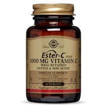 솔가 에스터-C 플러스 1000mg 비타민 C 타블렛, 30개입, 1개