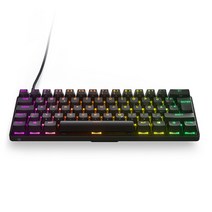 스틸시리즈 Apex Pro Mini US 유선 게이밍 키보드 (키캡 리무버 포함 / 60% 사이즈 / C타입 / 감도조절 옴니스위치), 64820_Apex Pro Mini