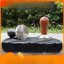 우드탬퍼 박달나무 커피탬퍼, 새로운 51mm 레드 로즈우드 스레드 바닥