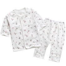 BAEBAE 토끼7부내의 핑크 자체제작! 국내생산 유아 아동 아기 백일 돌 공용 남아 여아 봄 여름 가을 내복 내의 7부내의 출산 선물