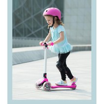 듀얼 뒷바퀴 넘어짐 적은 어린이 광폭 킥보드 소근육발달 키즈카페 앞2발 밸런스 남아, 레드