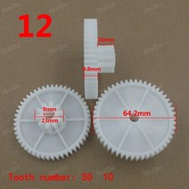 차 캠핑카 부품RS380 RS550 모터 기어 박스 플라스틱 전기 장난감 2 개, 11 12