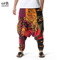키 하렘 요가 배기 지니보헤미안 바지 남자 아프리카 프린트 크로치 조깅 스웨트팬츠 캐쥬얼 힙합 히피 3XL