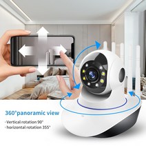 HD 무선 IP 카메라 CCTV 5G WIFI, 3MP Camera, 미국 플러그