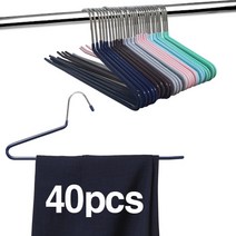 [익일출고] 강블리 논슬립 1단 바지걸이, 핑크, 40개