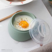 기품 동글동글 에그메이커 3color 달걀찜기, 그린