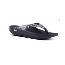 우포스 슬리퍼 쪼리 Oolala OOFOS womens limited snake size 8