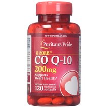 퓨리탄 프라이드 코큐텐 100mg 소프트젤 240정 Puritan Pride CoQ10