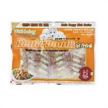 쌀가루 담은 치킨스틱 벨형 3개 강쥐간식 단백질간식, 기본