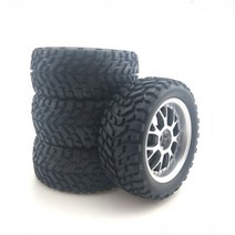 무선자동차 무선 rc카Wltoys 144001 MN99S MN90 MN86 RC 자동차 용 4Pcs 업그레이드 휠 오프로드 버기 타, 05 E