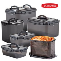 이지앤프리 담은 김치통 직사각 김치냉장고용기, 01. 담은 김치통 1.4L 1EA