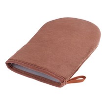 1pcs 브라운 블랙 재사용 가능한 바디 셀프 페이크 탄 애플리케이터 태닝 장갑 크림 로션 무스 장갑 셀프 태너 청소 장갑, 갈색