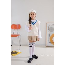 (23봄) 도레도레 스마트브이니트조끼 _유아 아동 주니어 여아