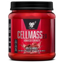 BSN CELLMASS 2.0 BCAA Creatine & Glutamine 셀매스 크레아틴 글루타민 베리맛 (1.09lb)495g, 1개