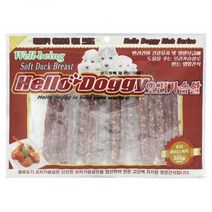 헬로도기 오리라이스져키 300g 애견간식 강아지간식