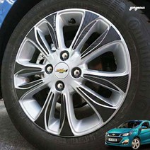 (골져스) 더넥스트 스파크 휠스티커 마스크 휠튜닝 커버 15인치 카본 홀로그램 타이어 꾸미기 자동차 익스테리어 악세사리 인테리어 차량 몰딩 프로텍터 랩핑 휠보호 필름 용품, gor15인치_무광카본블랙