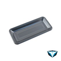 PSP트레이 생선 야채 수산물 트레이 1회용 용기 SS-26호 600개, 블랙