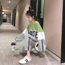 알지구 여성 트레이닝복 운동복 2019 캐주얼 스포츠 패션 정장 여성용 그물 붉은 바다는 얇고 예쁜 투피스 가을 재킷